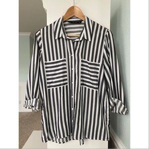Zara stripped shirt - Size XS - Like New